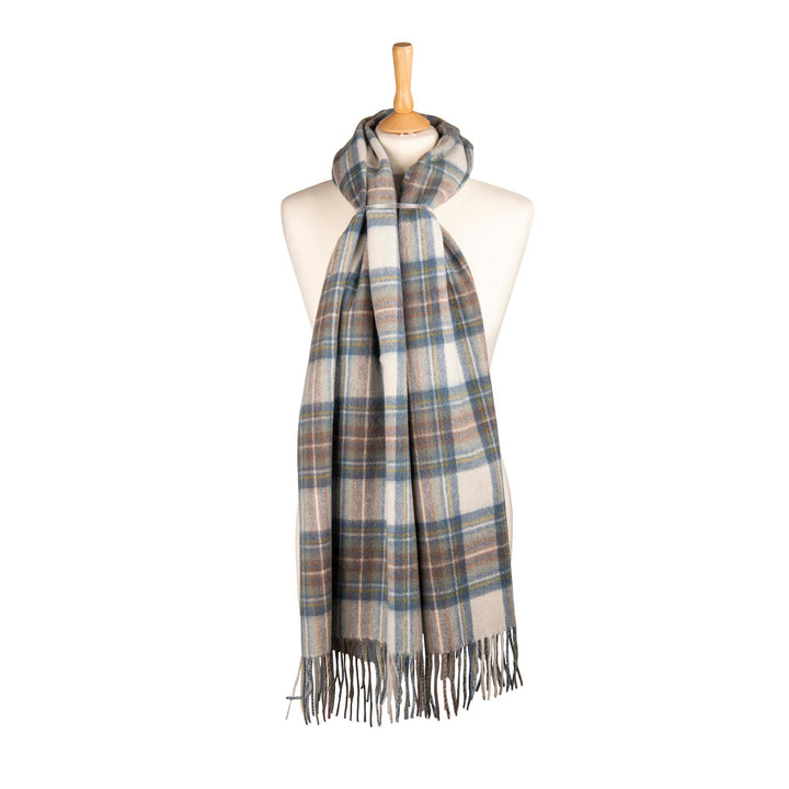 Muted Dress Stewart Tartan Woollen Stole