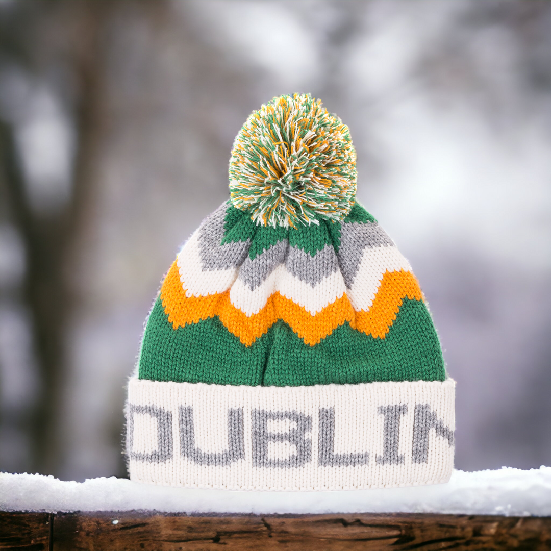 Big City Dublin Bobble Hat - Urban Style Beanie with Pom Pom