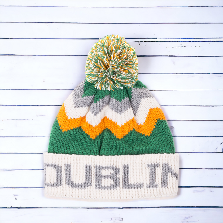 Big City Dublin Bobble Hat - Urban Style Beanie with Pom Pom