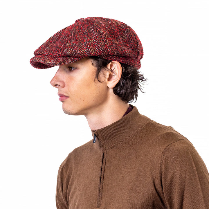 Newsboy Cap Chunky Herringbone