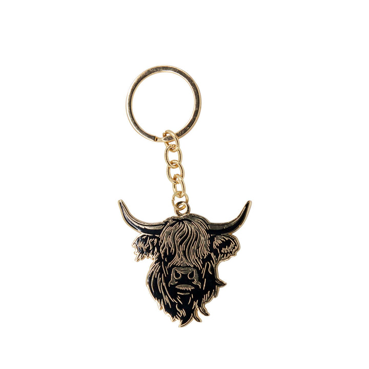 Heilan Coo Enamel Keyring