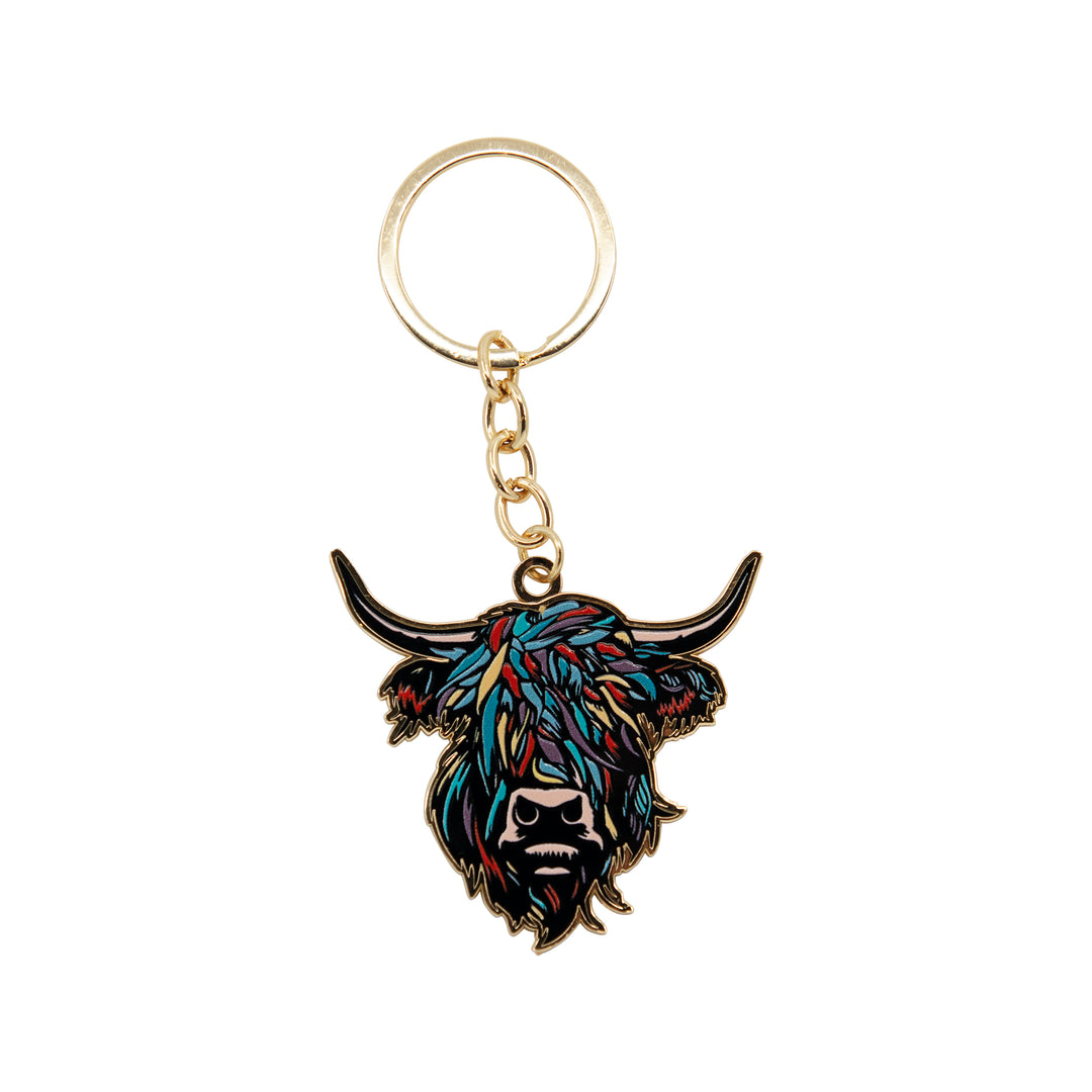 Heilan Coo Enamel Keyring