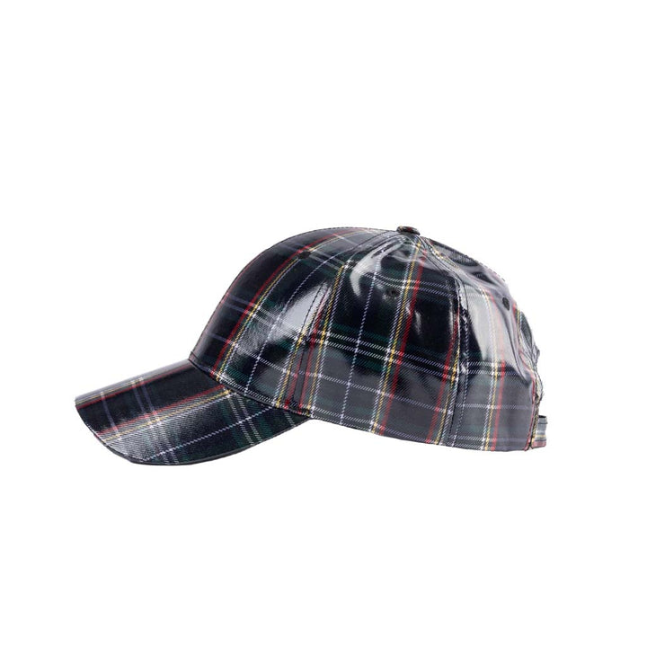 Padded Green Tartan Cap