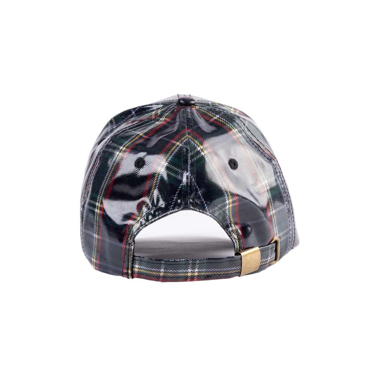 Padded Green Tartan Cap