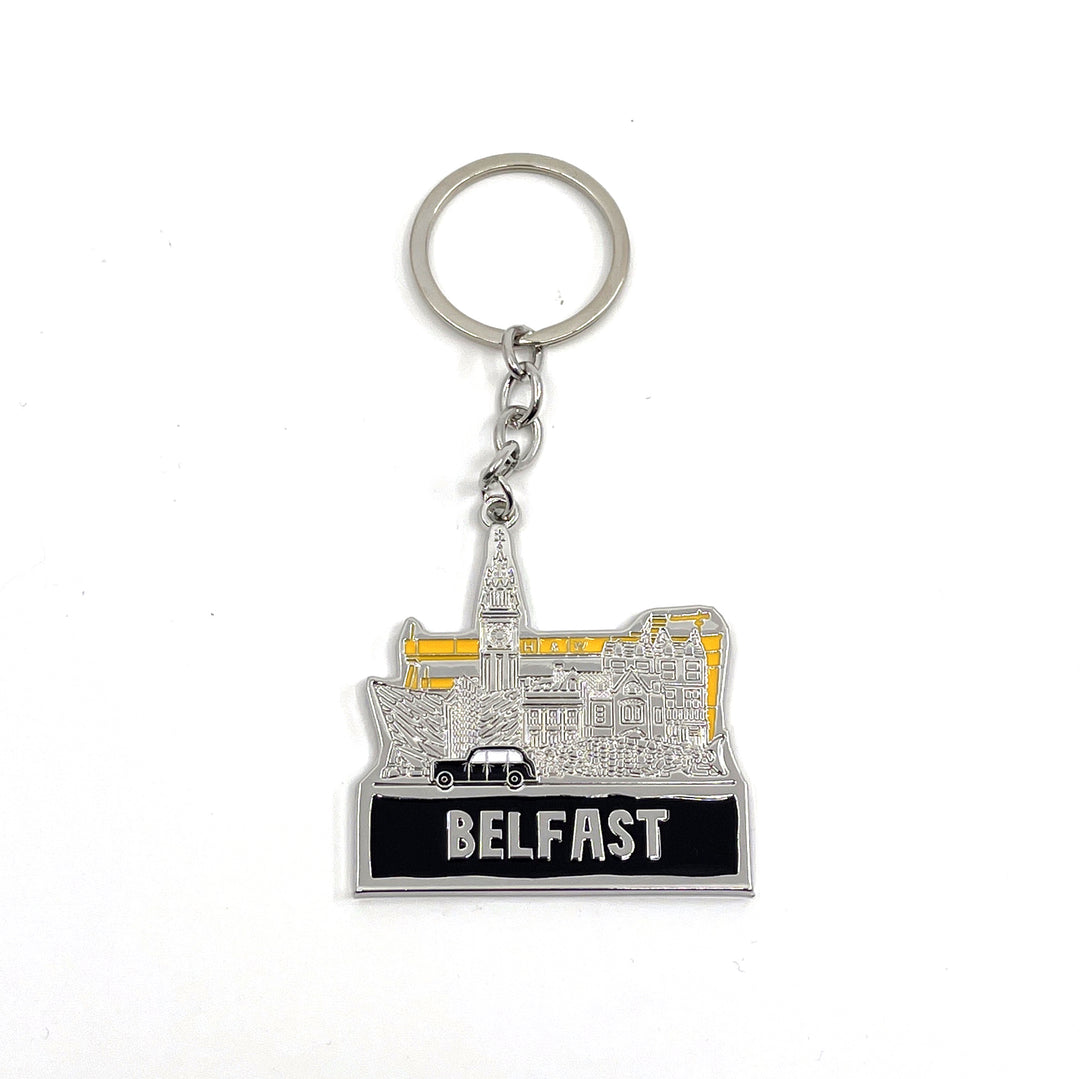 Belfast CityScape Keyring