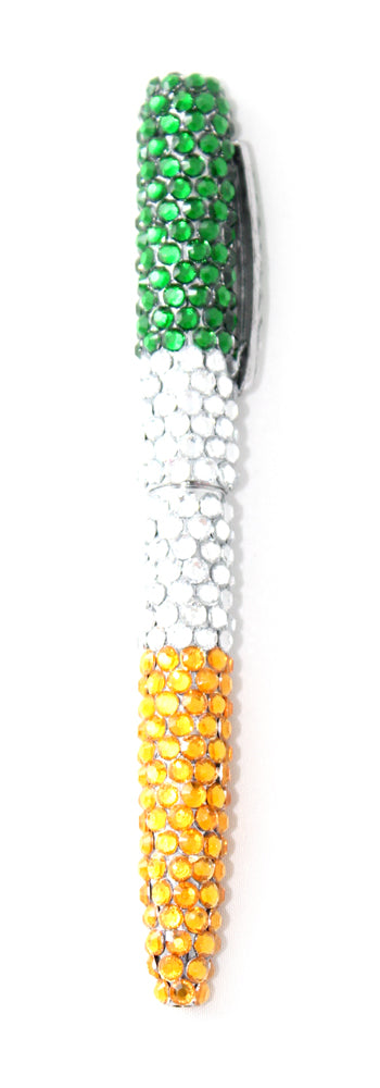 Tricolour Studded Pen