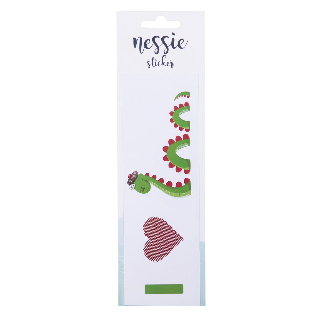 I Love Nessie Scottish Long Sticker