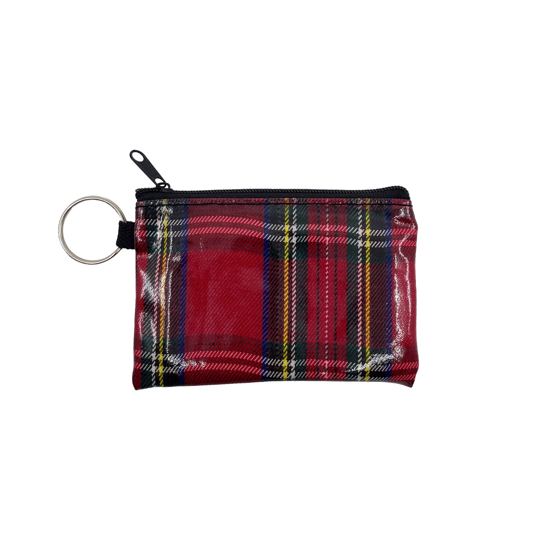 Scottish Tartan PU Coin Purse - Stylish and Compact Wallet