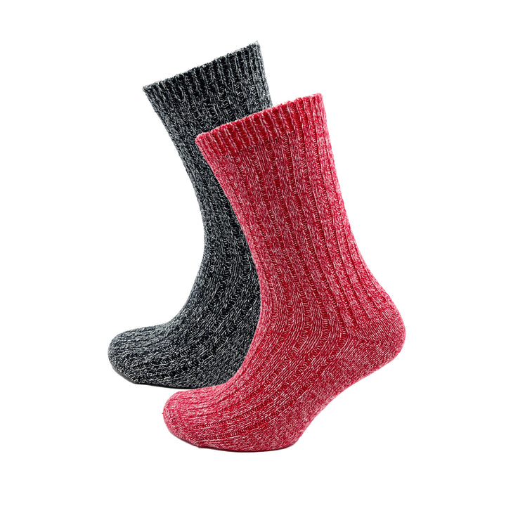 Heritage Traditions Women's Wool Walking Socks - 2 Pack