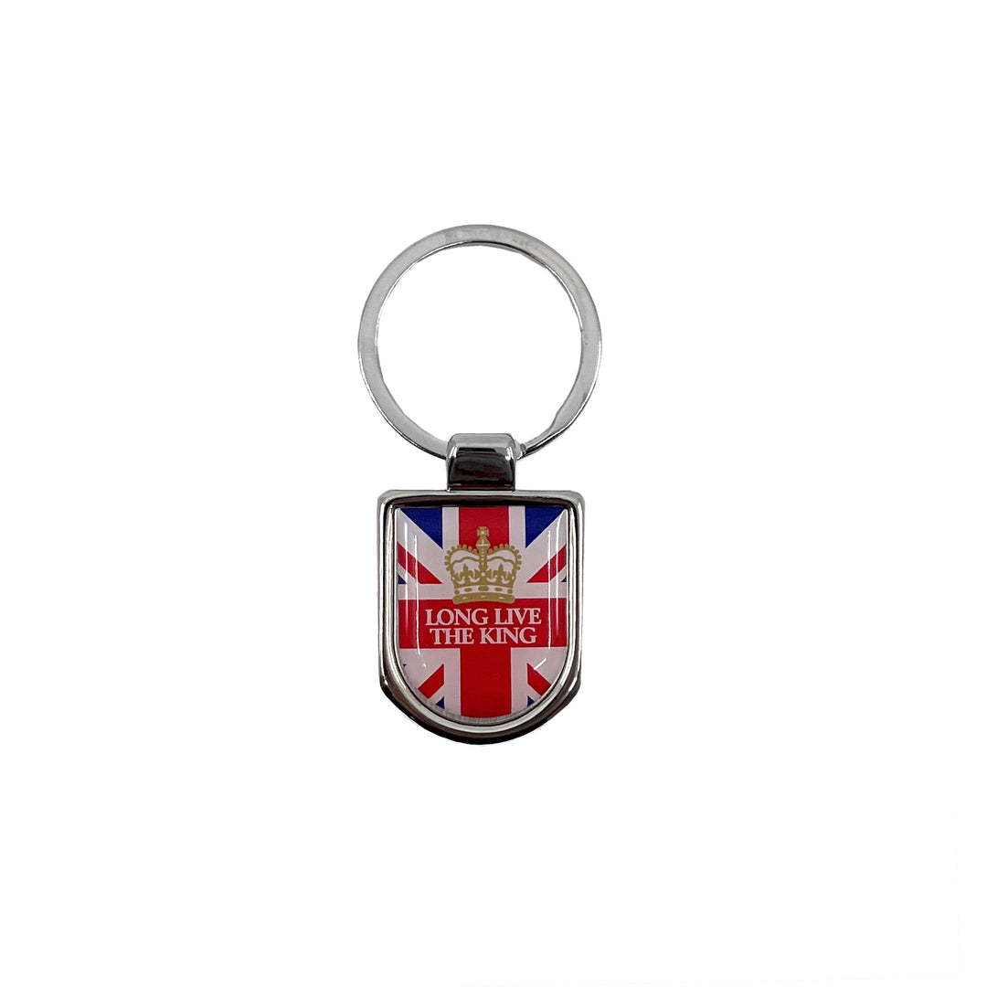 Long Live The King Small Shield Keyring (2 Colour Options)