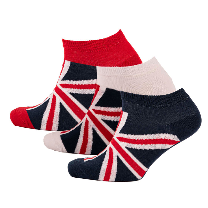 Union Jack Trainer Socks 3 Pack