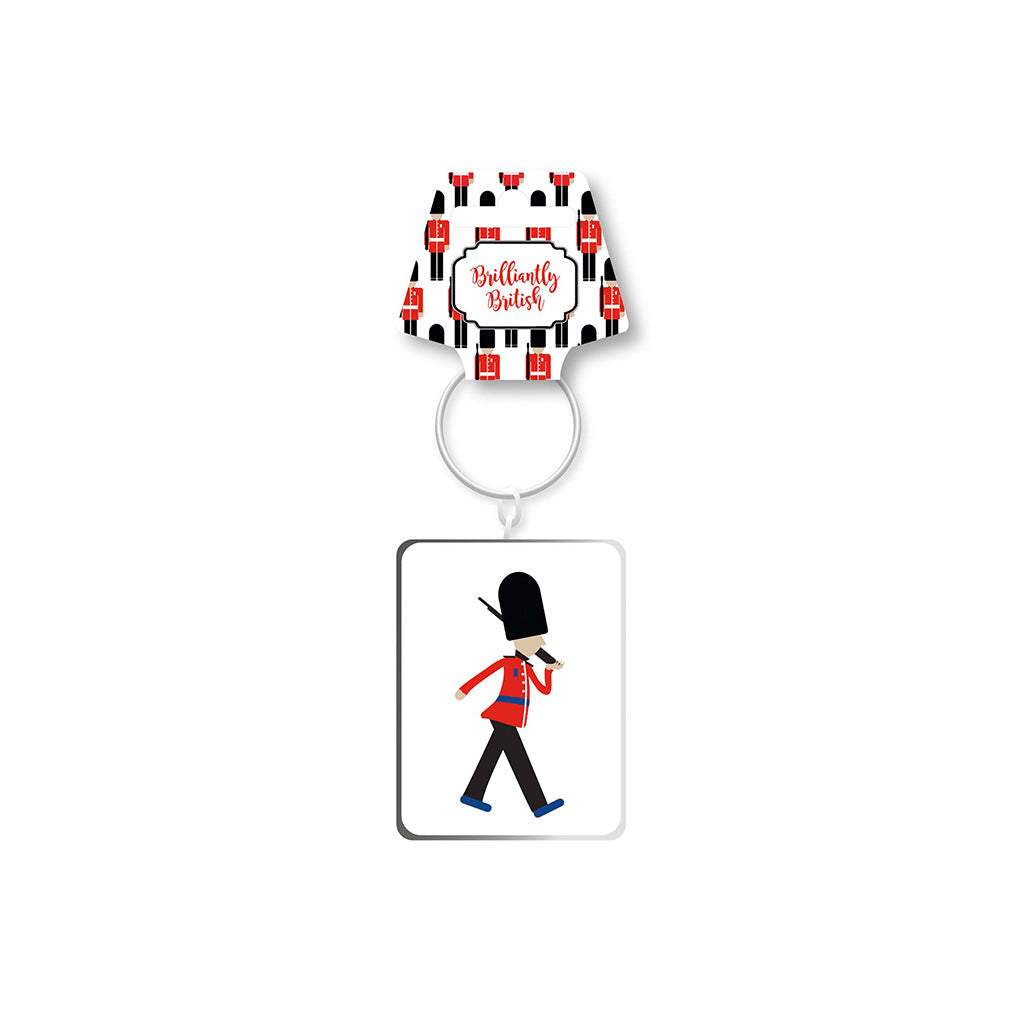 Big Bus Double Sided Keyring - London Guard