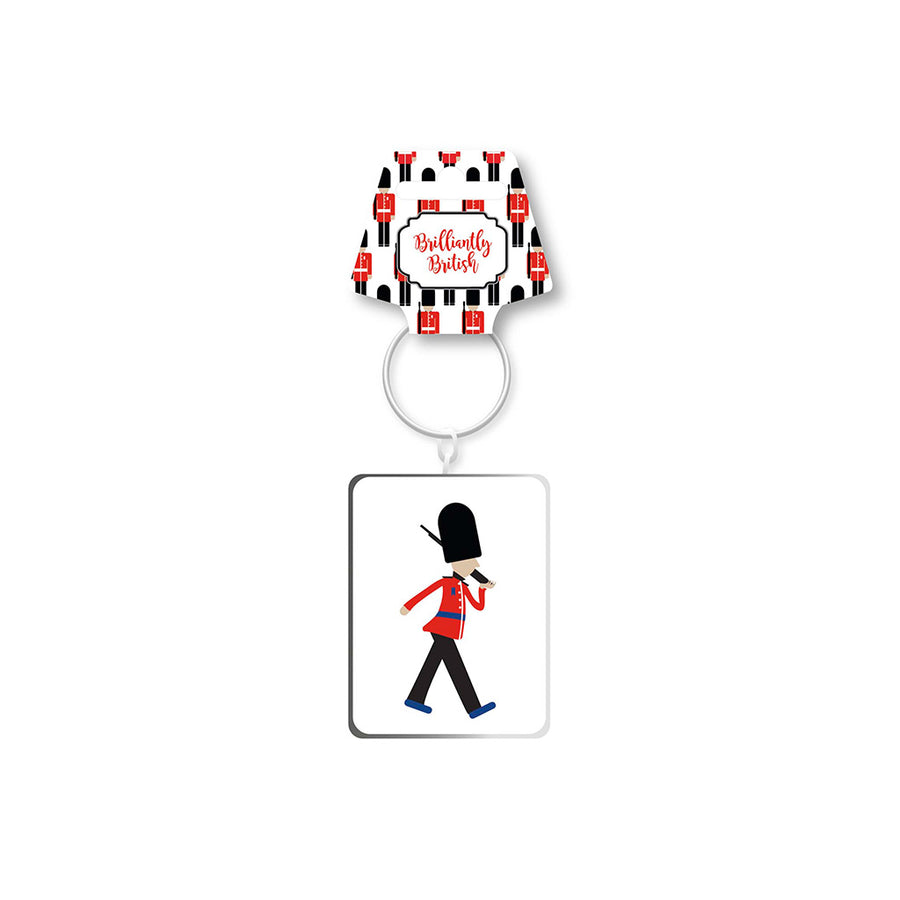 Big Bus Double Sided Keyring - London Guard