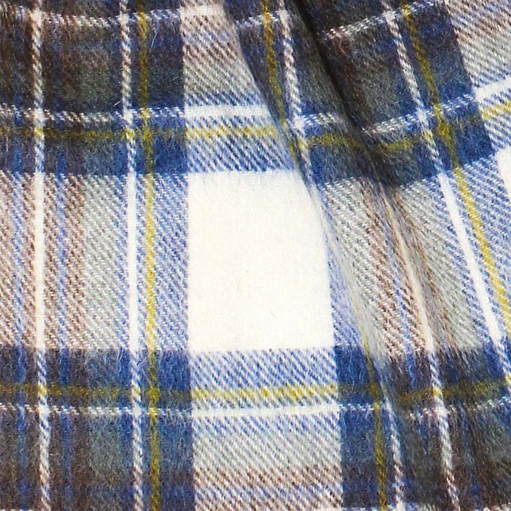 Pure Wool Tartan Check Scarf