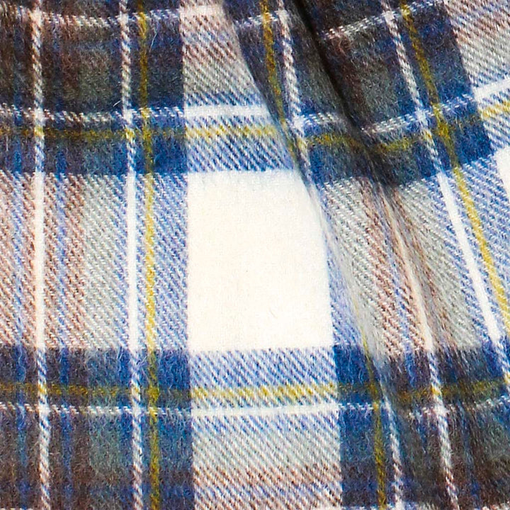 Pure Wool Tartan Check Scarf