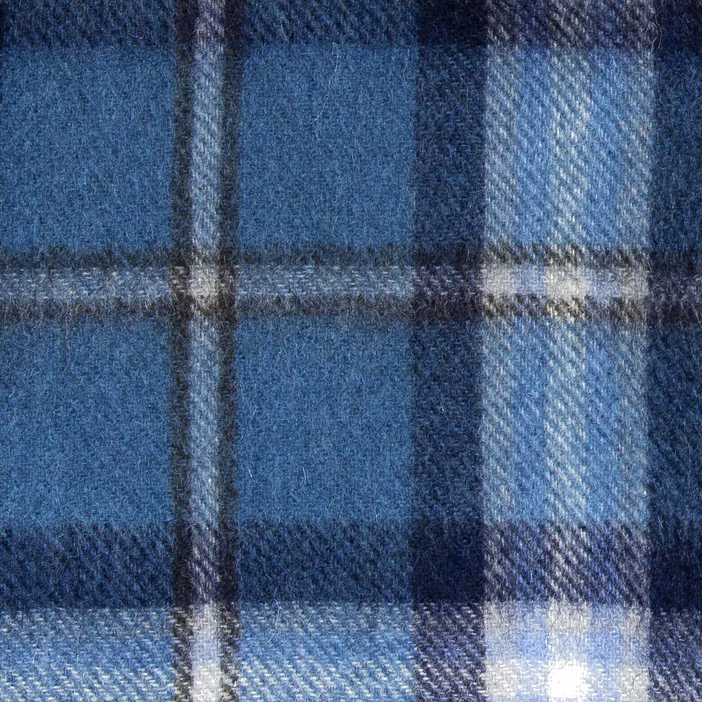 Pure Wool Tartan Check Scarf