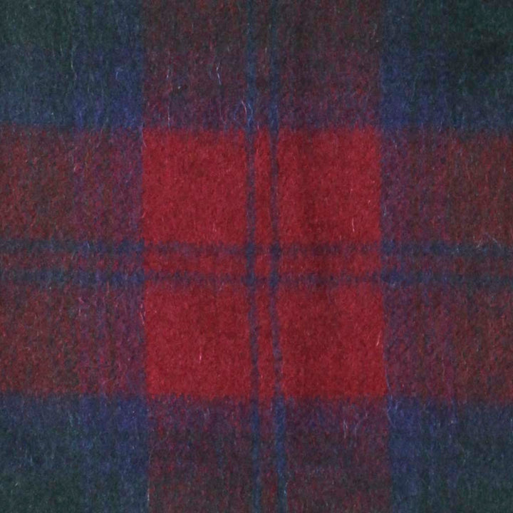 Pure Wool Tartan Check Scarf