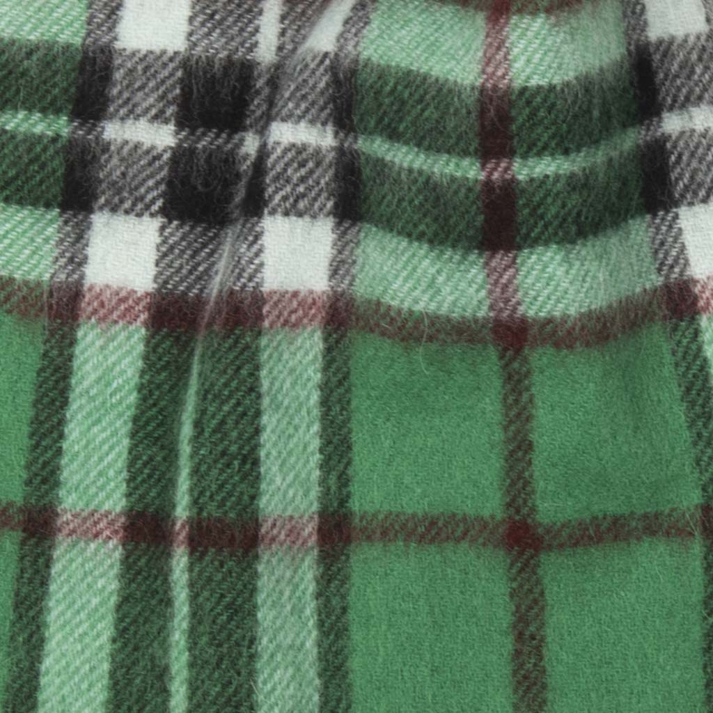 Pure Wool Tartan Check Scarf