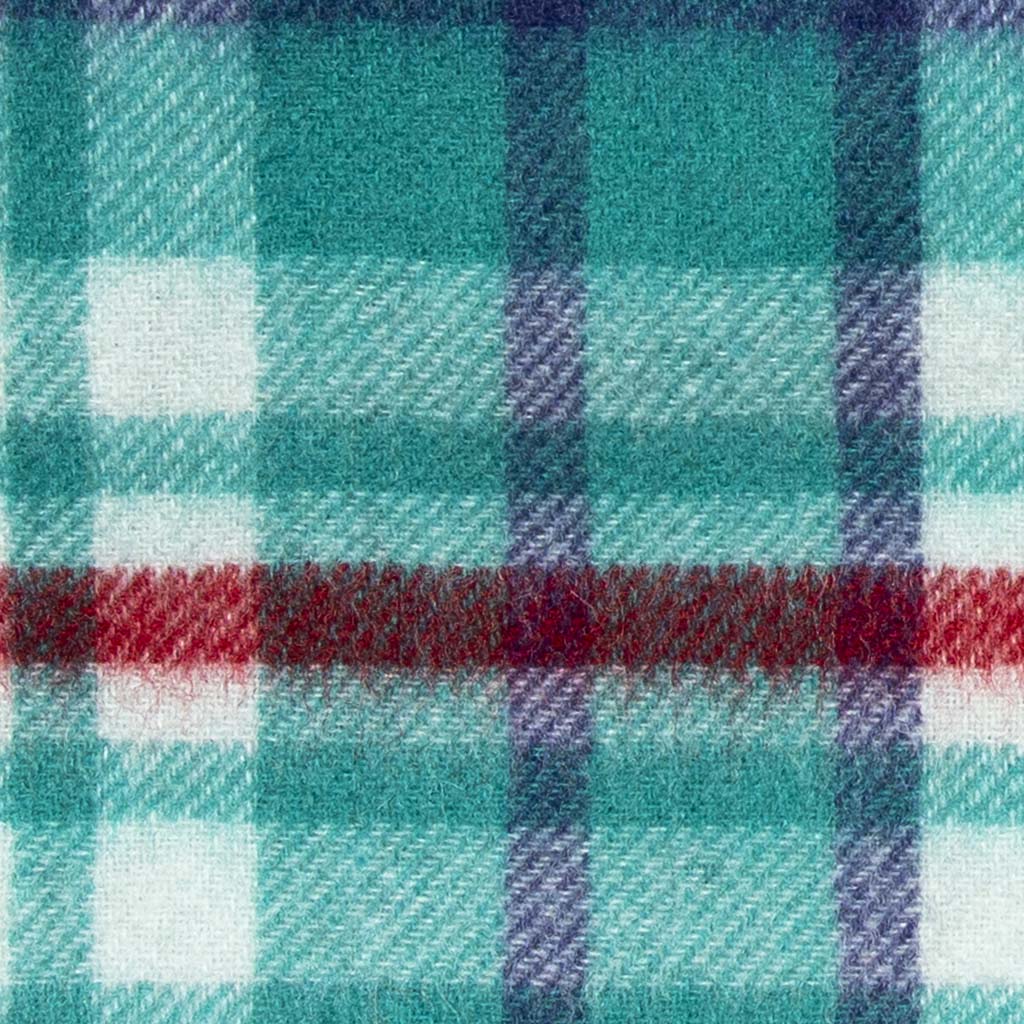 Pure Wool Tartan Check Scarf