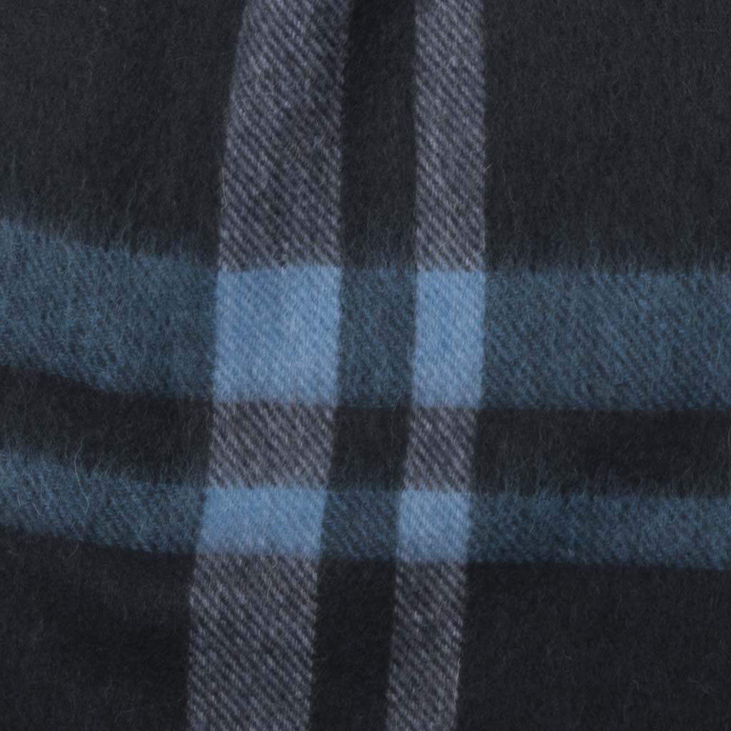 Pure Wool Tartan Check Scarf