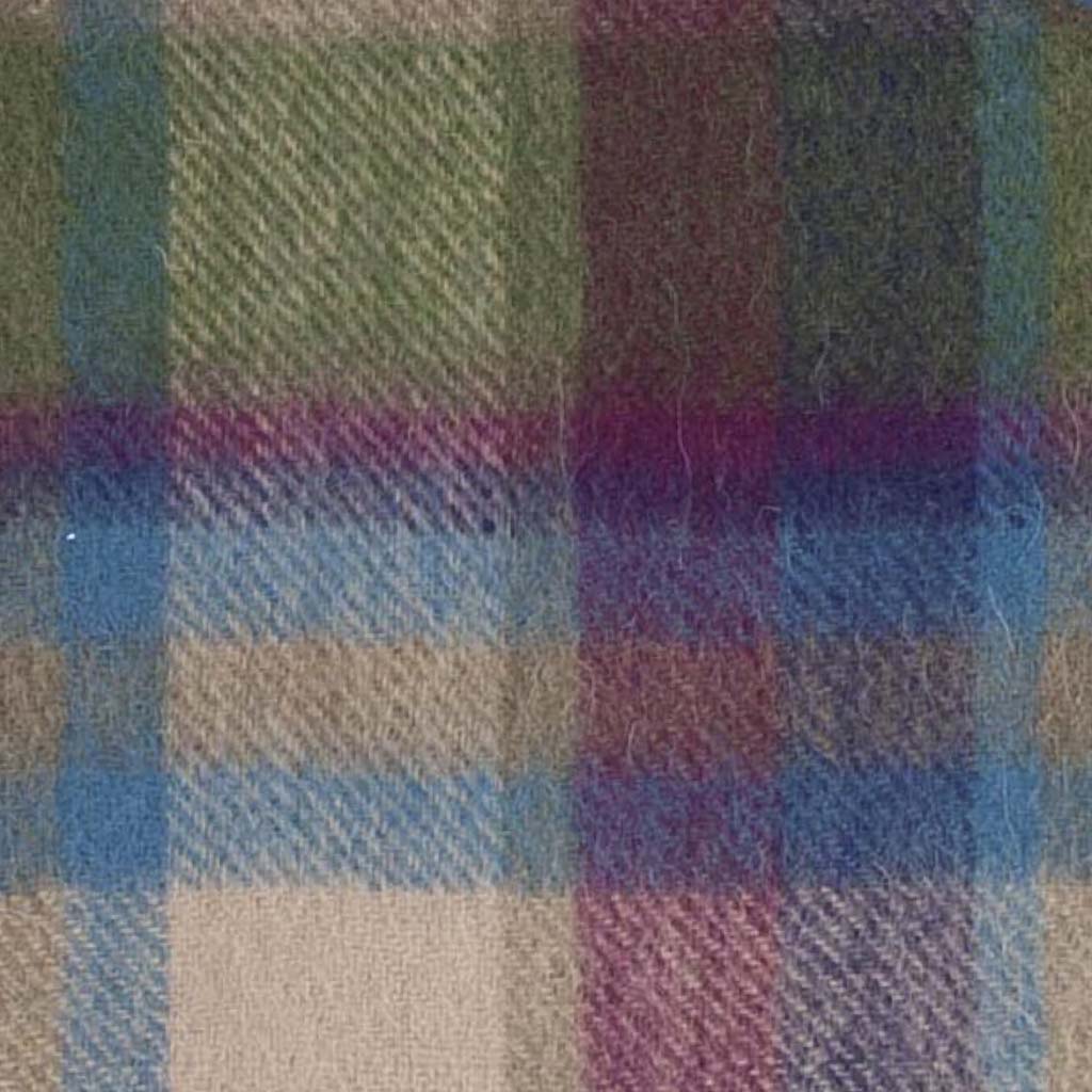 Pure Wool Tartan Check Scarf