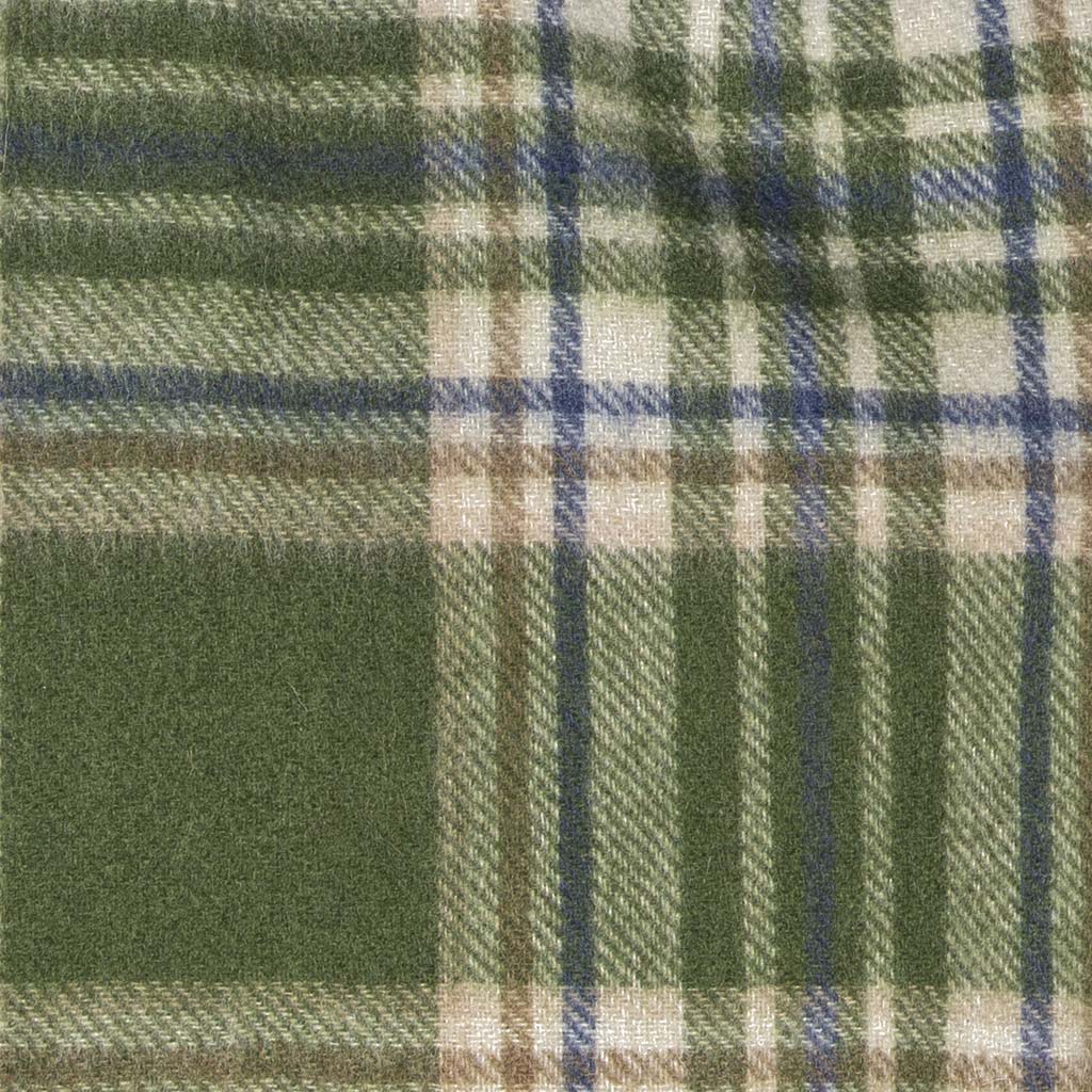 Pure Wool Tartan Check Scarf