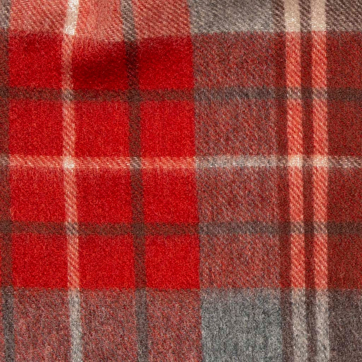 Pure Wool Tartan Check Scarf