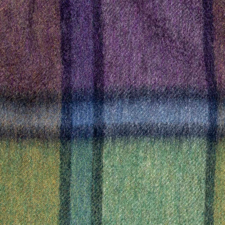 Pure Wool Tartan Check Scarf