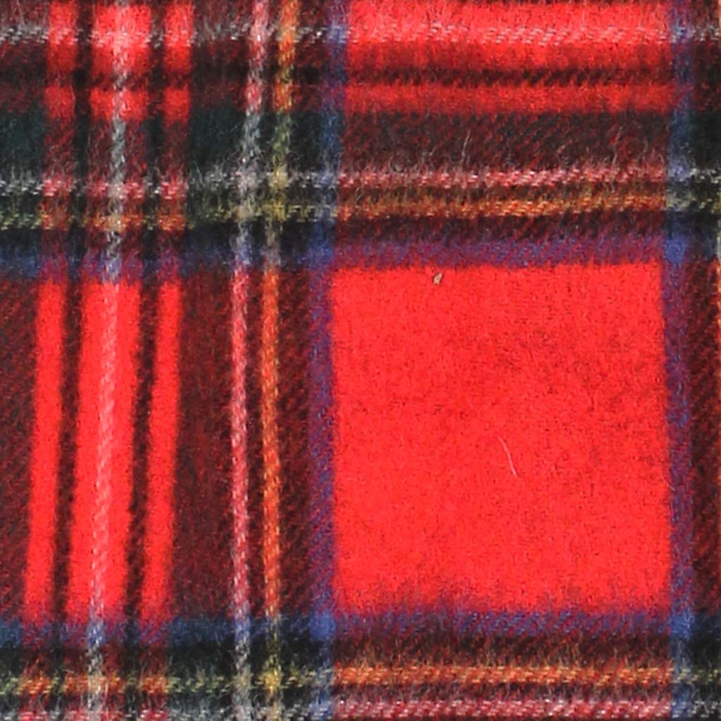 Pure Wool Tartan Check Scarf