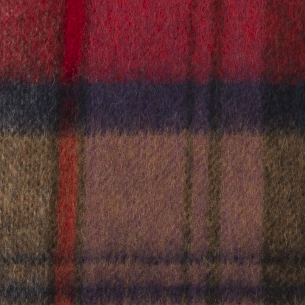 Pure Wool Tartan Check Scarf