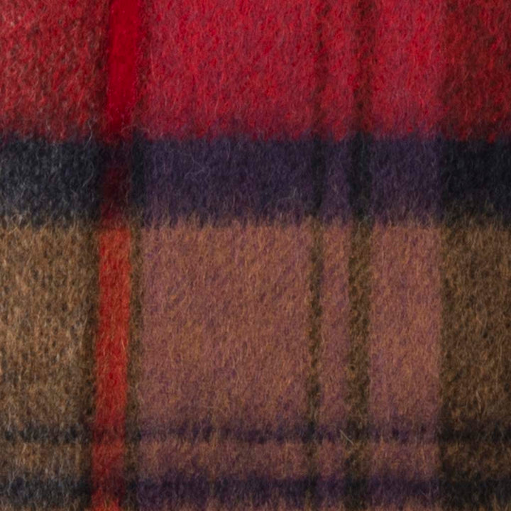 Pure Wool Tartan Check Scarf