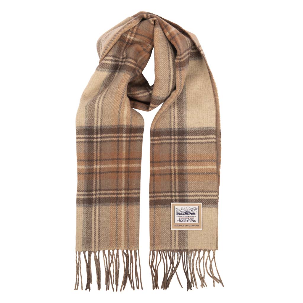 Pure Wool Double Face Tartan Scarf