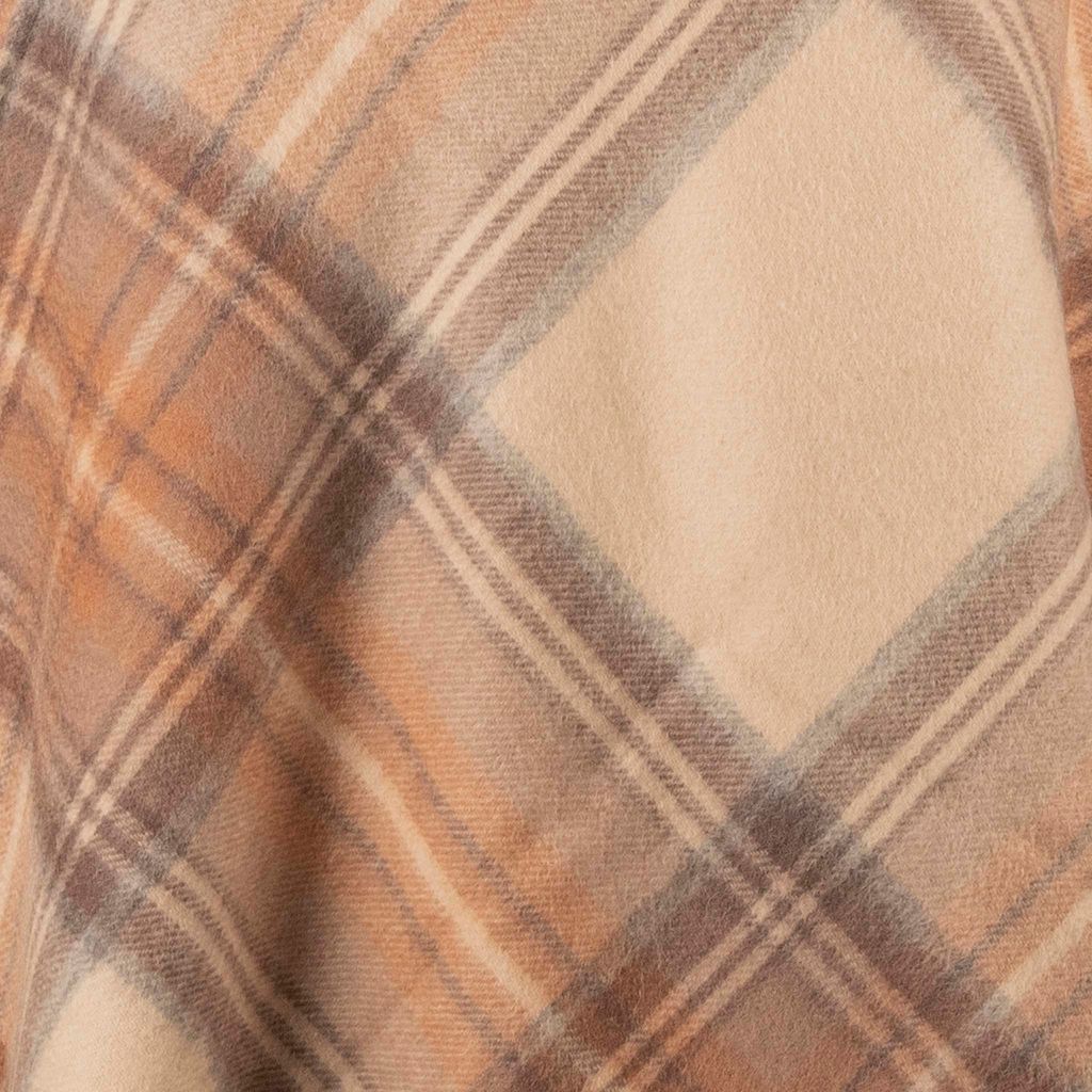 Pure Wool Tartan Serape - 100% Wool