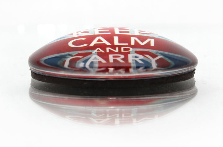 Keep Calm and Carry On Crystal Magnet