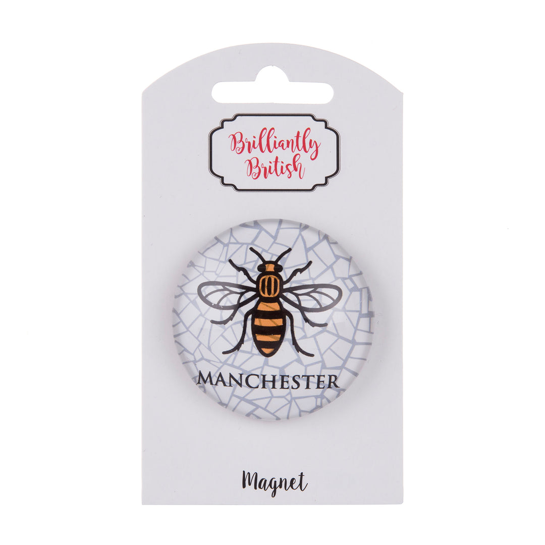 Manchester Bee Crystal Magnet