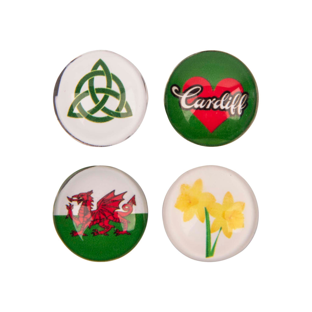 Cardiff Mini Crystal Magnet