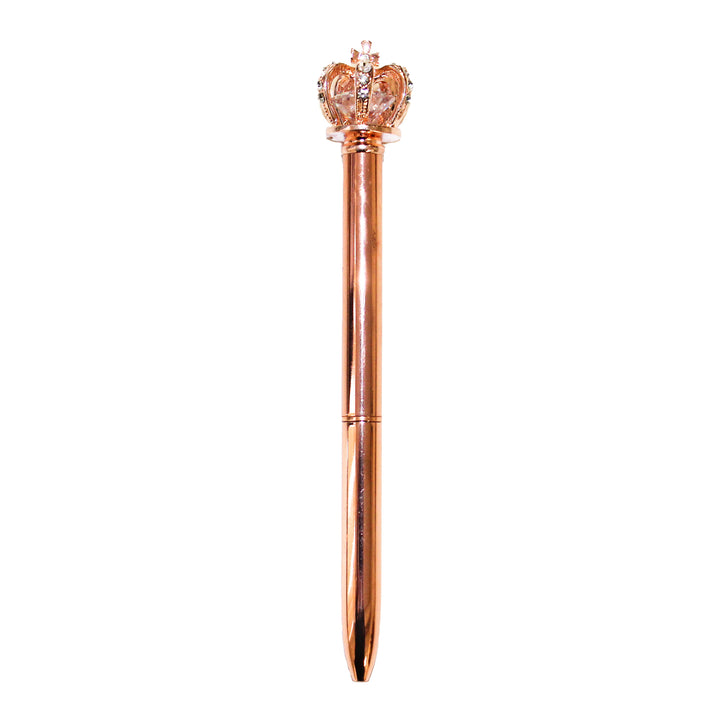 Crown Pen Set | Gold, Silver, Rose Gold | Black Ink