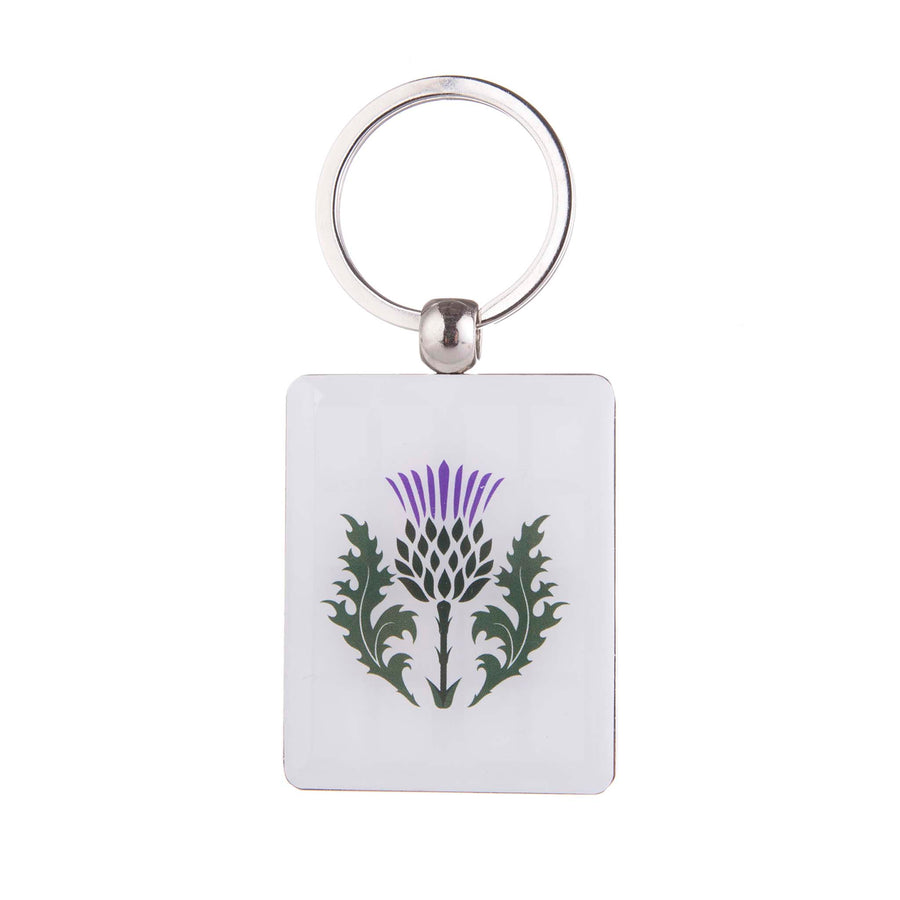 Thistle Double Sided Keyring