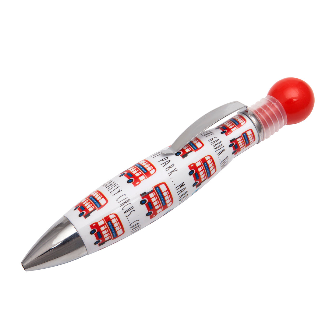 Big Red Bus Bubble Pen