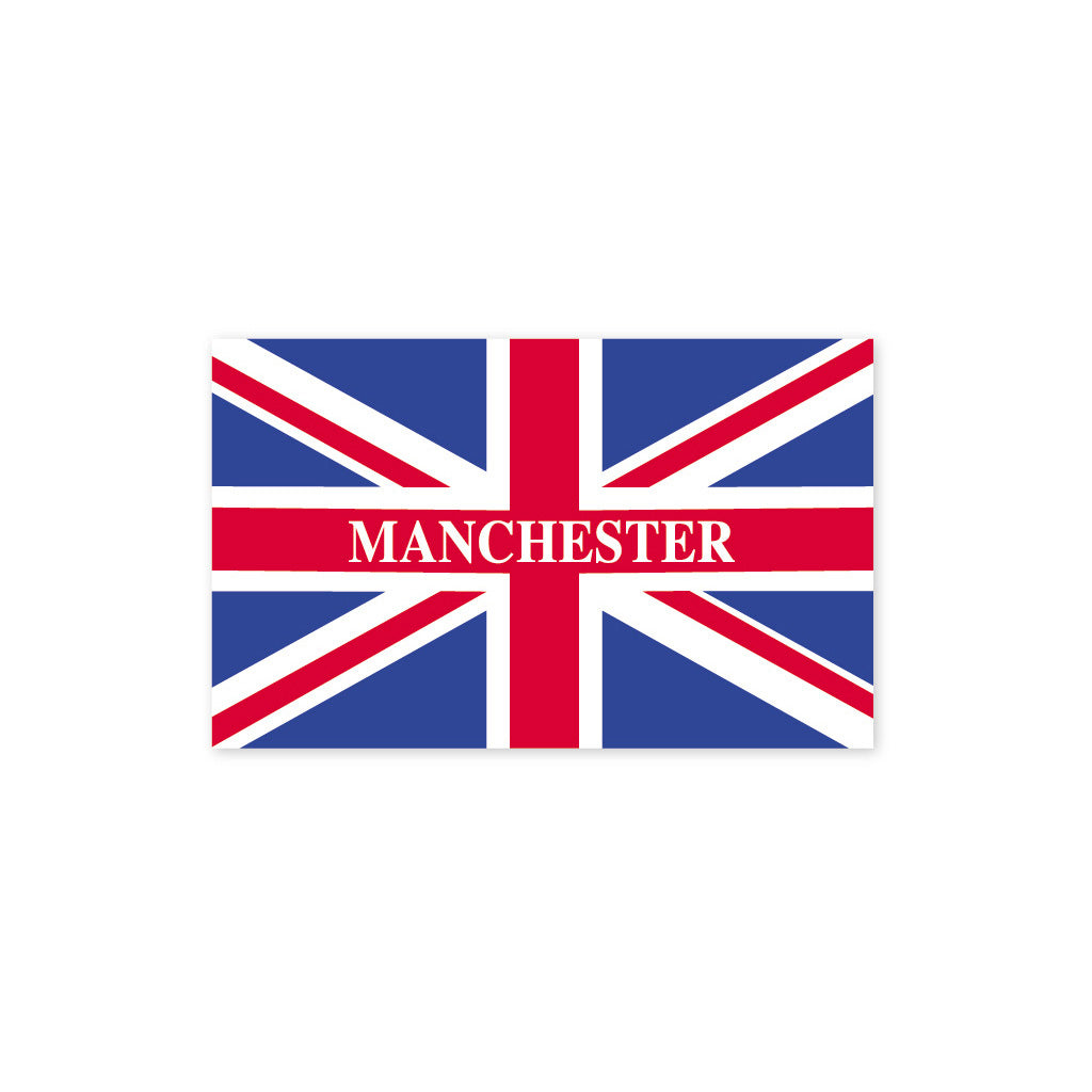 Union Jack Manchester Sticker