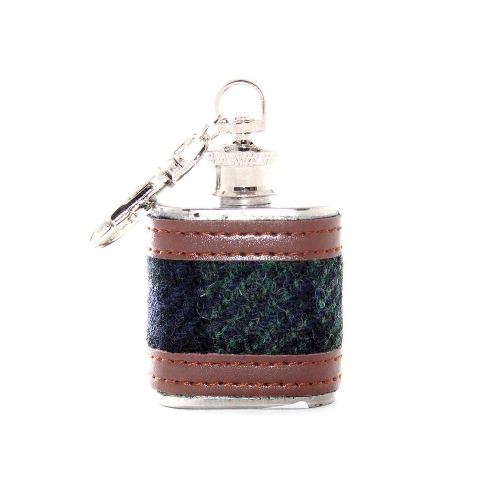 Harris Tweed 1oz Hip Flask