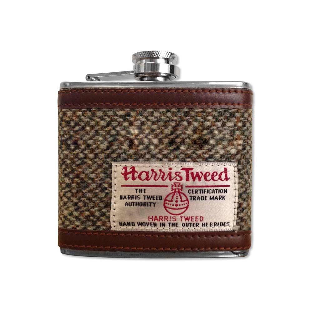 Harris Tweed 6oz Hip Flask