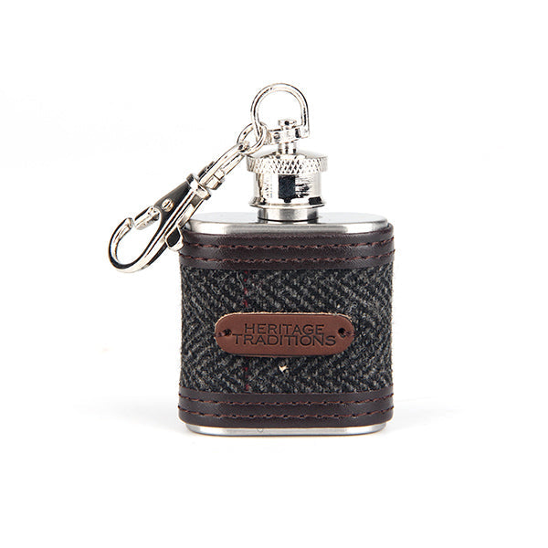 Tweed 1oz Hip Flask