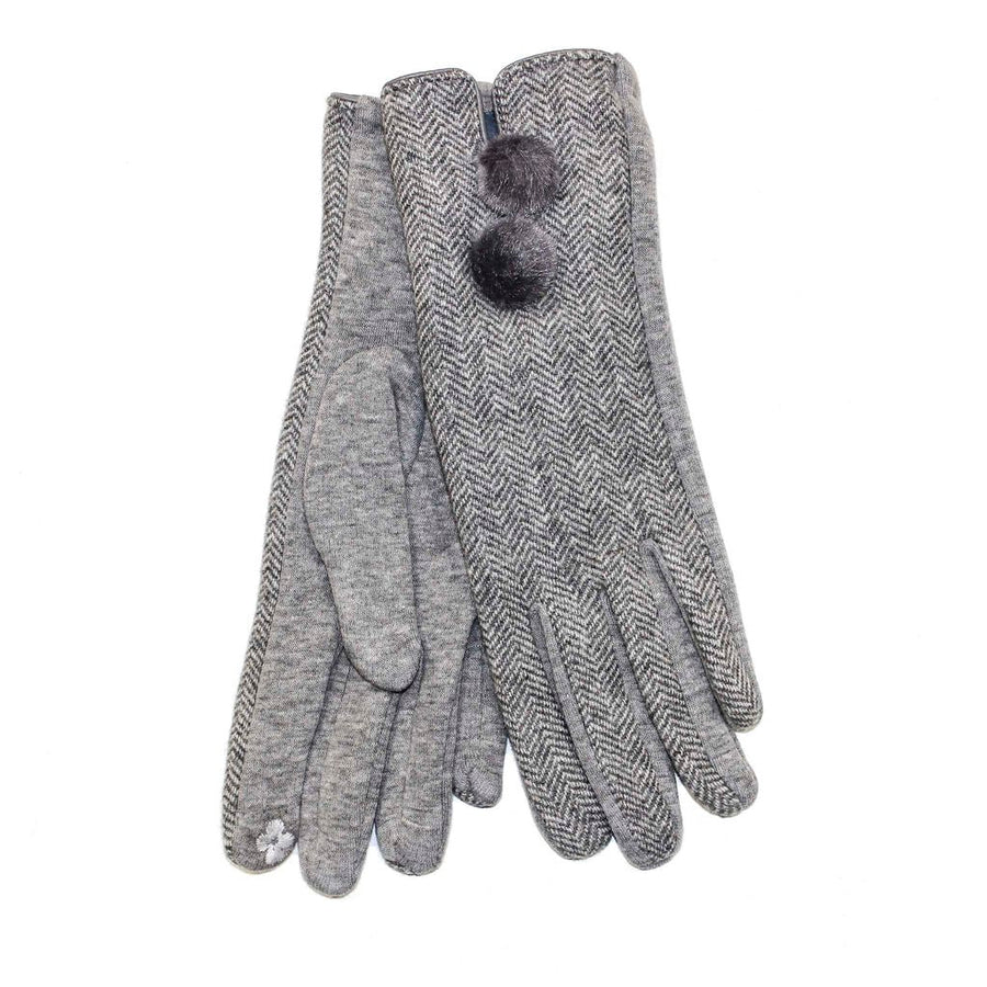 Womenswear Herringbone Gloves