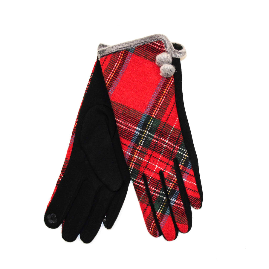 Red Tartan Glove