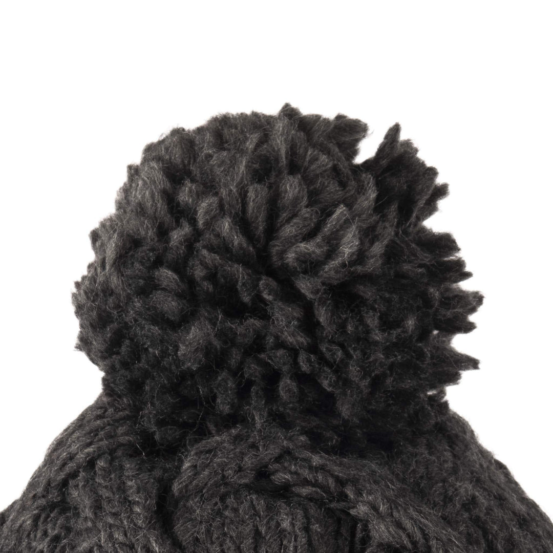 Twist Cable Pom Pom Hat