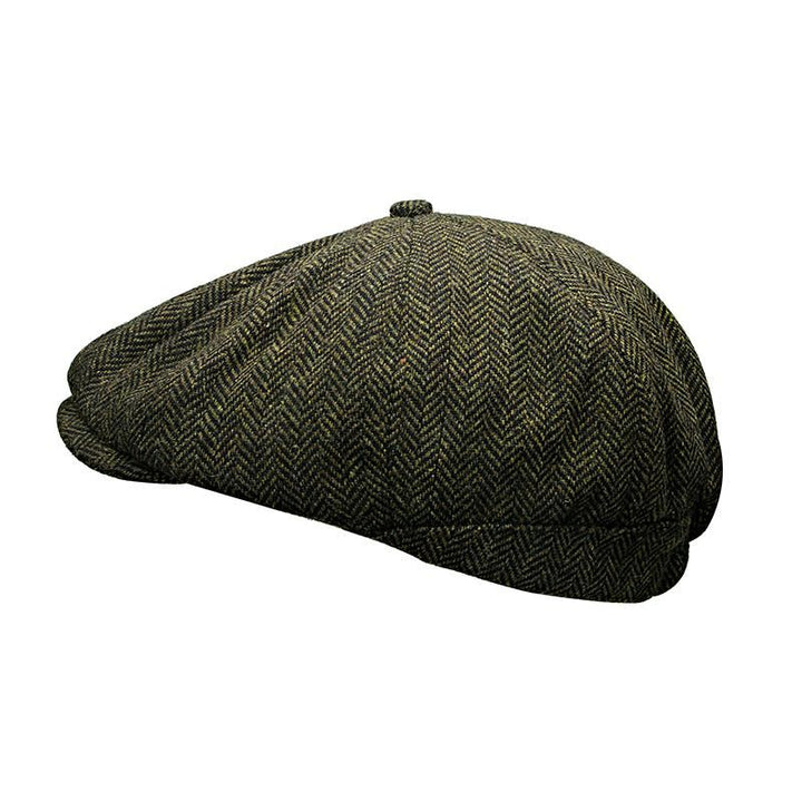 Tweed Baker Boy Cap - Peaky Blinders Hat, Newsboy