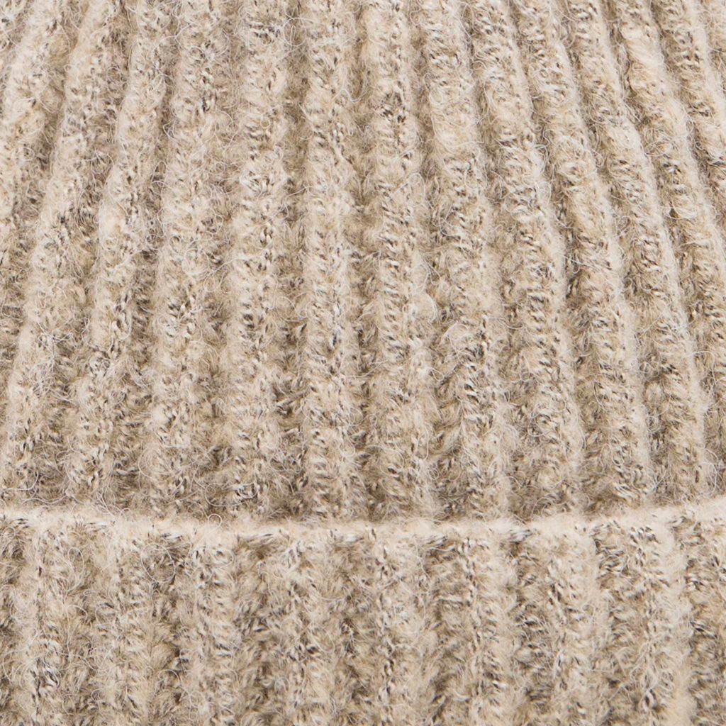 Soft Touch Rib Pom Pom Beanie