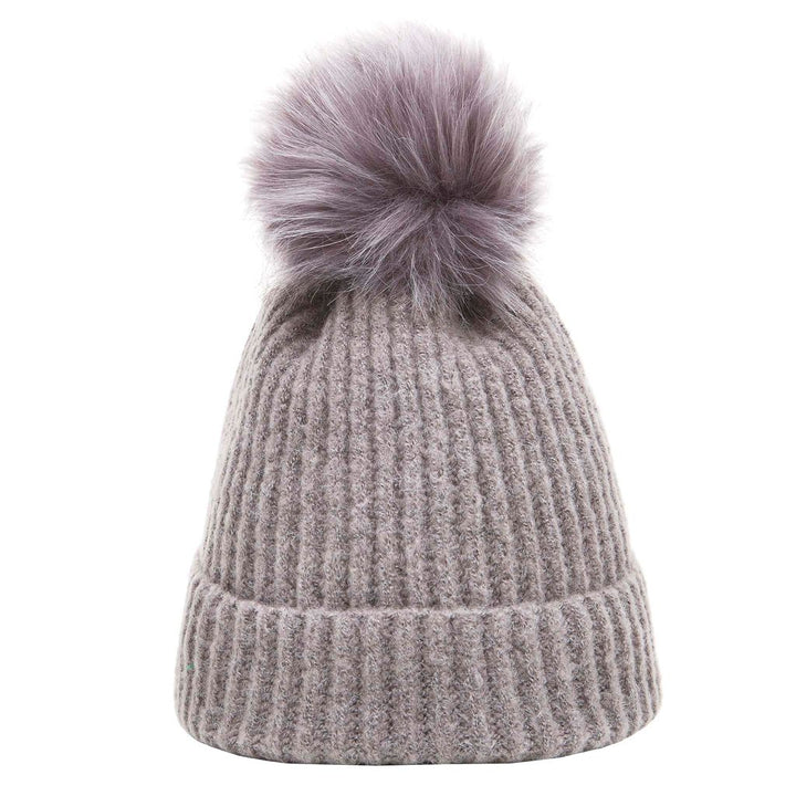 Soft Touch Rib Pom Pom Beanie - Winter