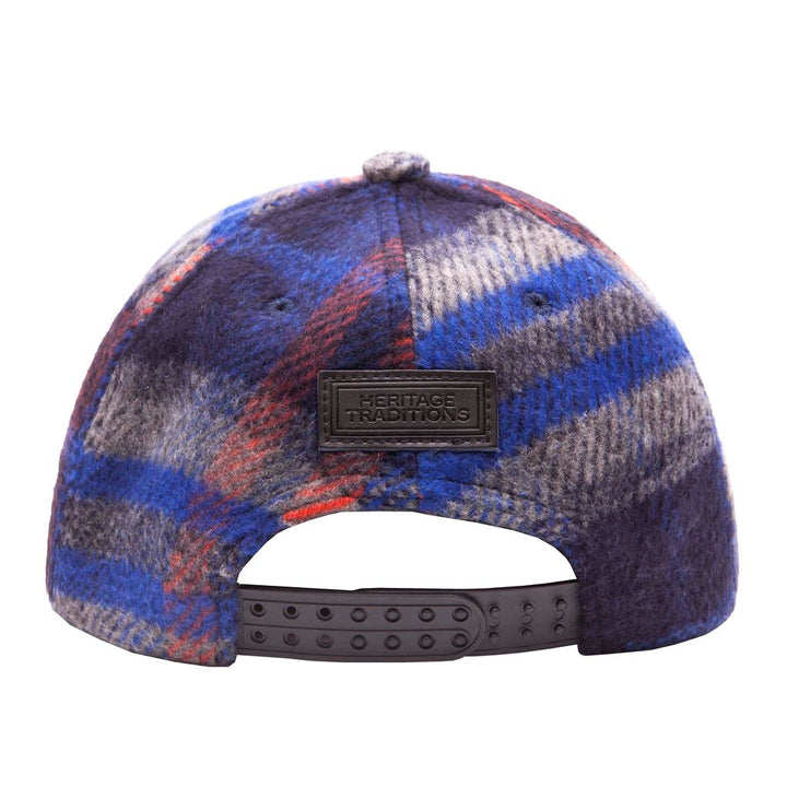 Brushed Check Baseball Cap